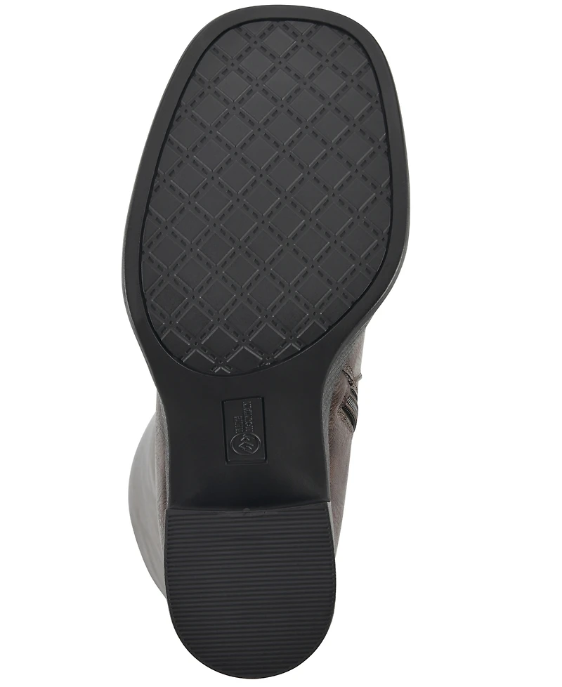 White Mountain Women's Mackle Tall Block Heel Boots