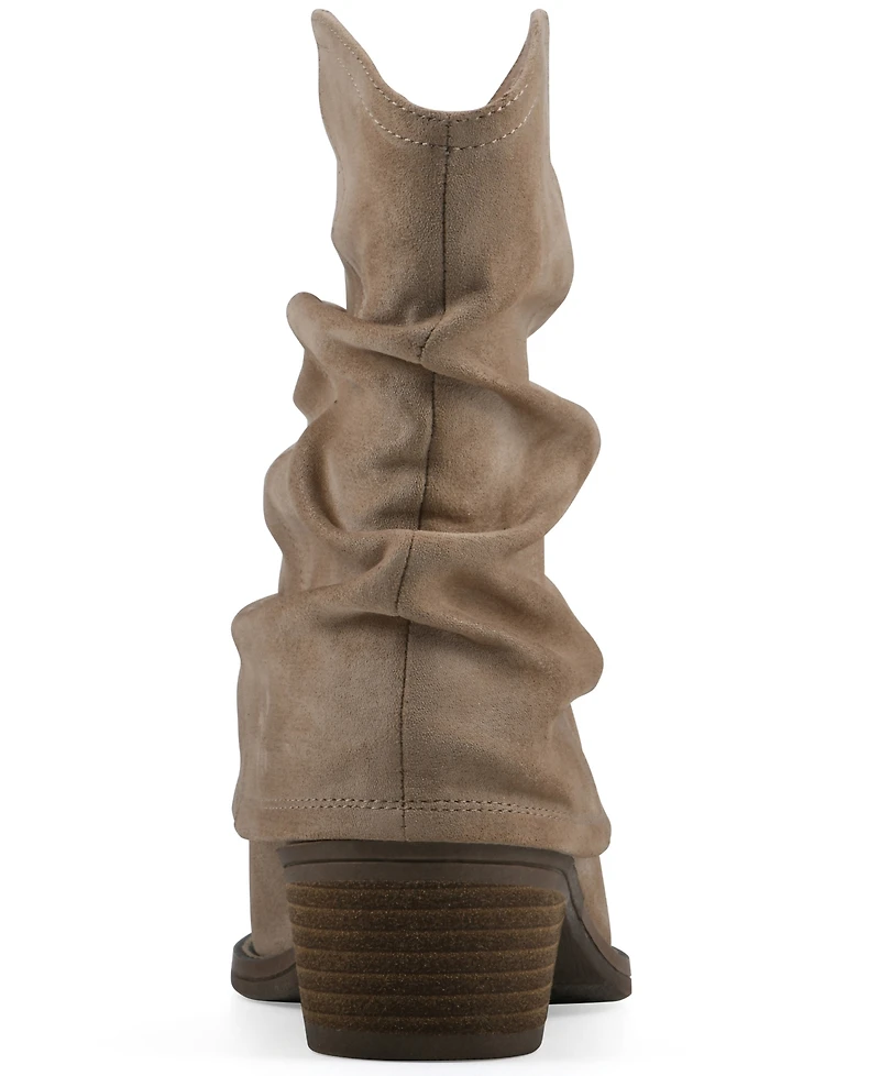 White Mountain Women's Alden Mid Calf Western Booties