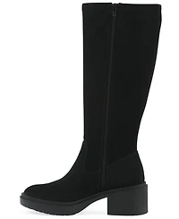 White Mountain Women's Marcella Tall Shaft Block Heel Boots