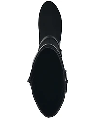 White Mountain Women's Cheers Tall Shaft Wide Calf Wedge Boot