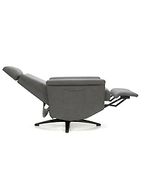 Gymax Massage Recliner Chair Swivel Single Sofa Lounge w/Adjustable Headrest