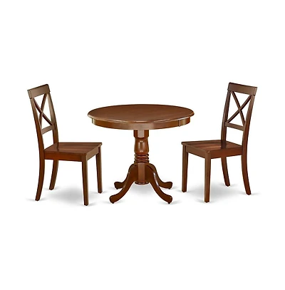 East West Furniture Dining Room Set Mahogany