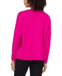 Vince Camuto Women's Cozy Crewneck Long-Sleeve Extend-Shoulder Sweater