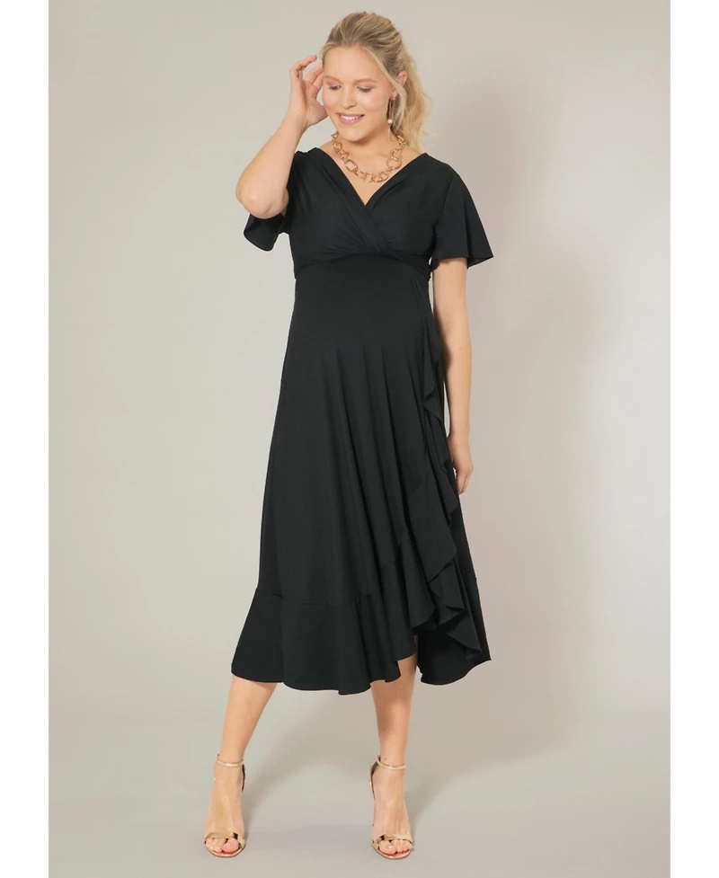Tiffany Rose Maternity Waterfall Midi Dress