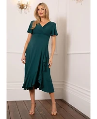 Tiffany Rose Maternity Waterfall Midi Dress