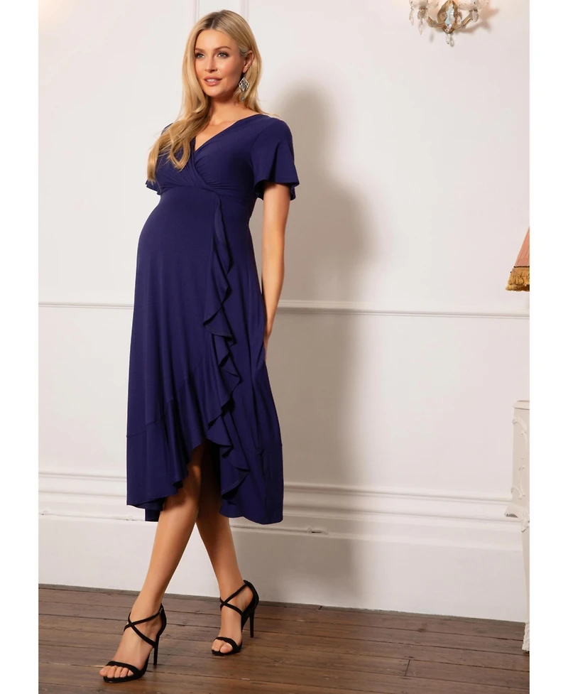 Tiffany Rose Maternity Waterfall Midi Dress