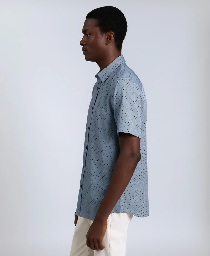 Kenneth Cole Men's Performance Sport Short Sleeve Shirt