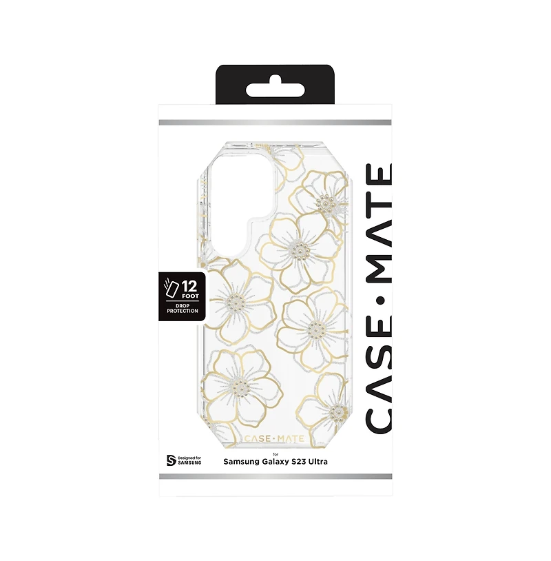 Case-Mate Floral Gems Case for Samsung Galaxy S23 Ultra