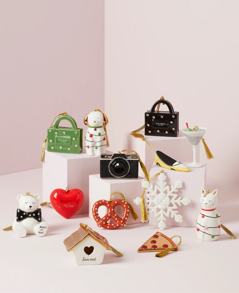 Kate Spade Be Jolly Dog Ornament