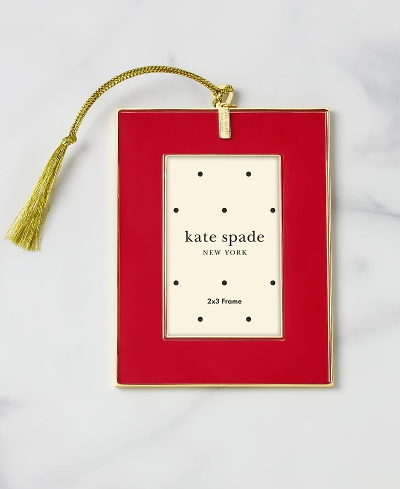 Kate Spade Be Jolly Mini Frame Ornament