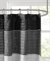 Madison Park Amherst Faux Silk Shower Curtain, 72" x 84"