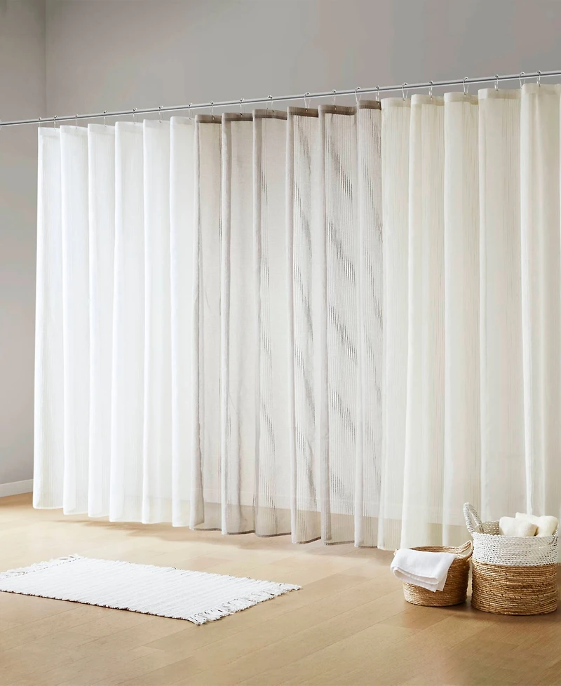 Madison Park Anna Sheer Shower Curtain