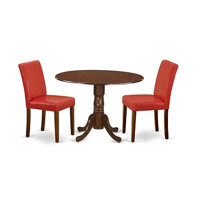 East West Furniture Dining Room Set Mahogany