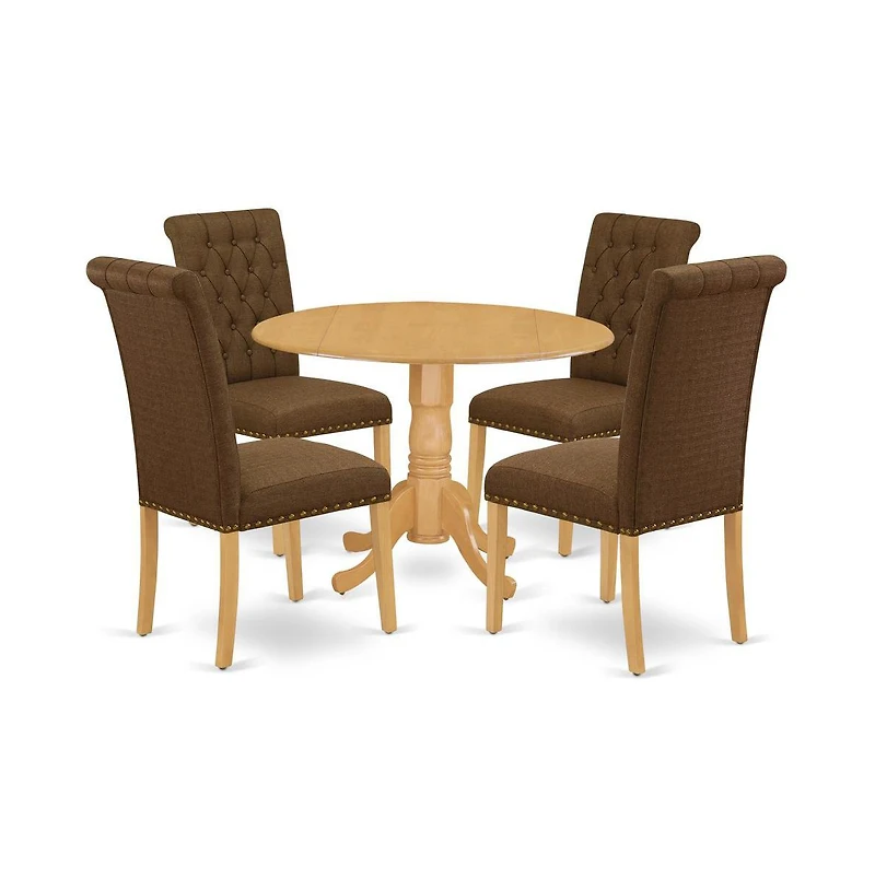 East West Furniture Dining Room Set Oak