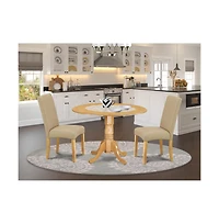 East West Furniture Dining Room Set Oak