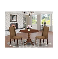 East West Furniture Dining Room Set Mahogany