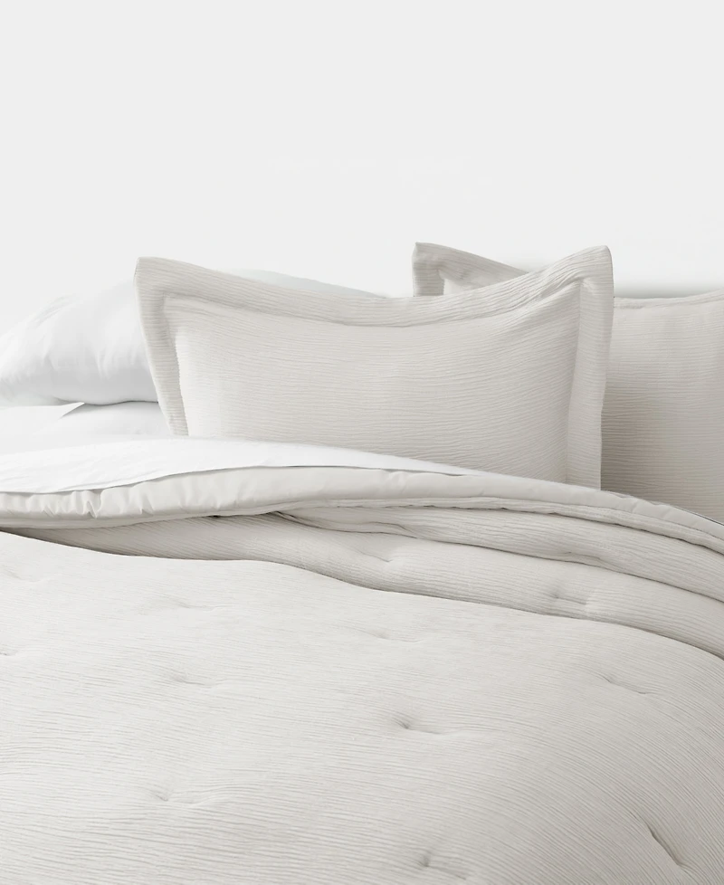 Ienjoy Home Cloud Weave Gauze 3-Pc. Comforter Set, Twin/Twin Xl