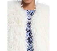 Michael Kors Women's Sleeveless Faux Fur Vest