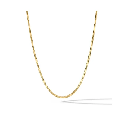Vincero Women's Snake Chain Necklace in 14K Gold Plated Silver