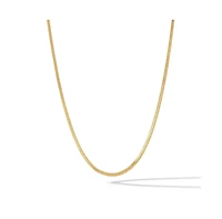 Vincero Women's Snake Chain Necklace in 14K Gold Plated Silver