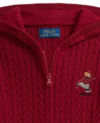 Polo Ralph Lauren Girls 2T-6X Full Zip Sweater