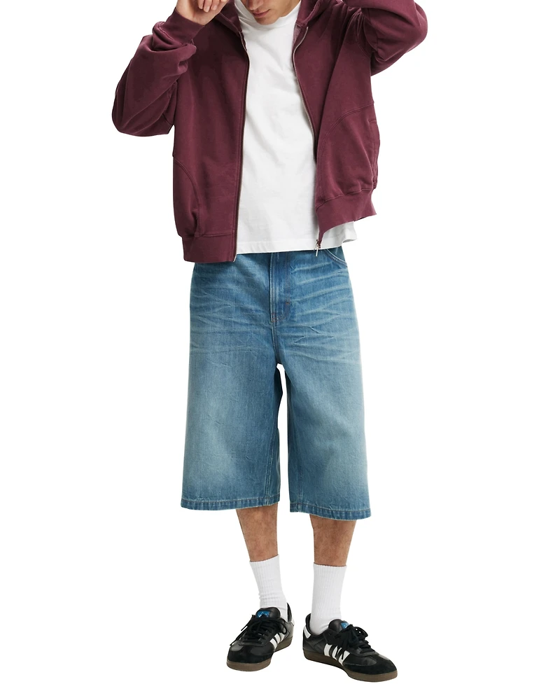 Cotton On Men's Super Baggy Denim Shorts