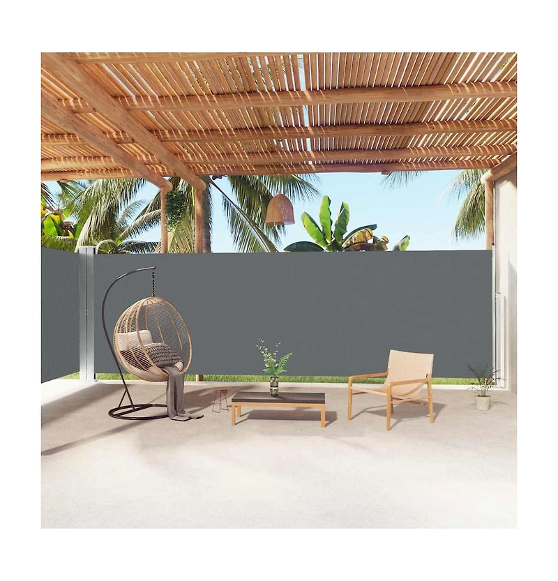 vidaXL Side Awning Anthracite