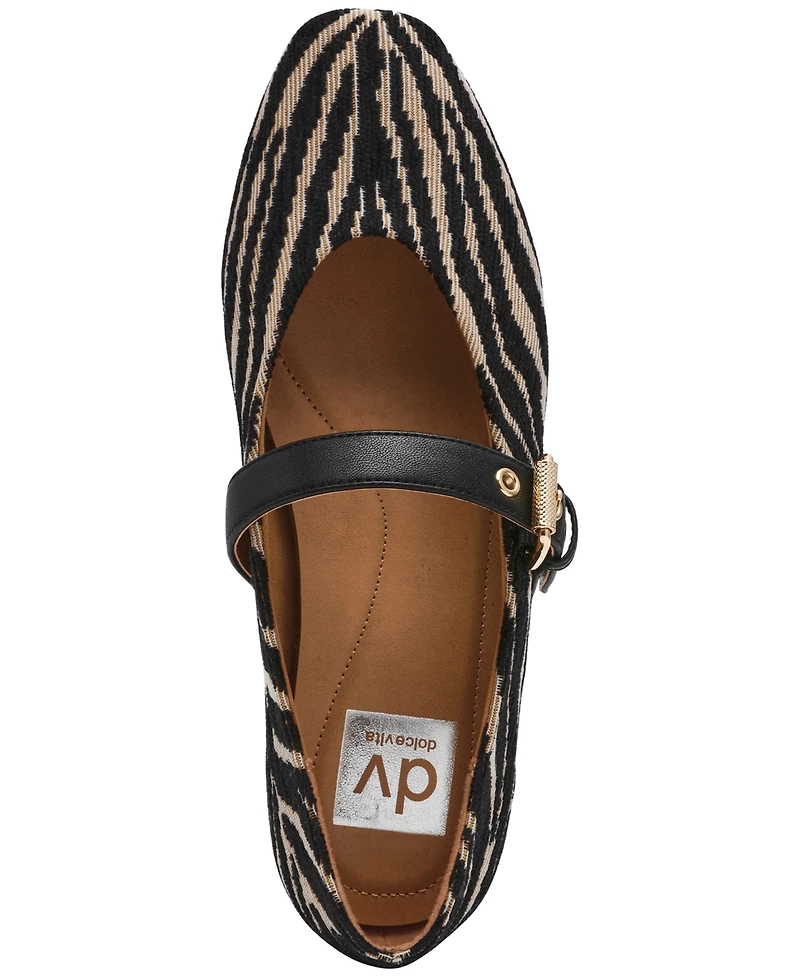 Dv Dolce Vita Women's Mulaney Buckle Mary Jane Flats