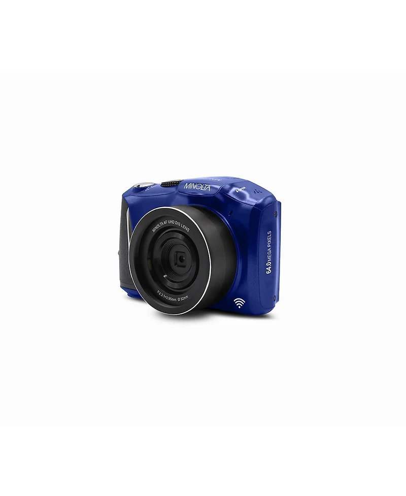 Minolta Minolta MND55 64 Mp Af 4K Ultra Hd Digital Camera with WiFi, Blue