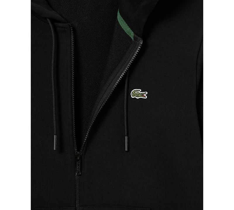 Lacoste Men's Zip-Up Fleece Hoodie
