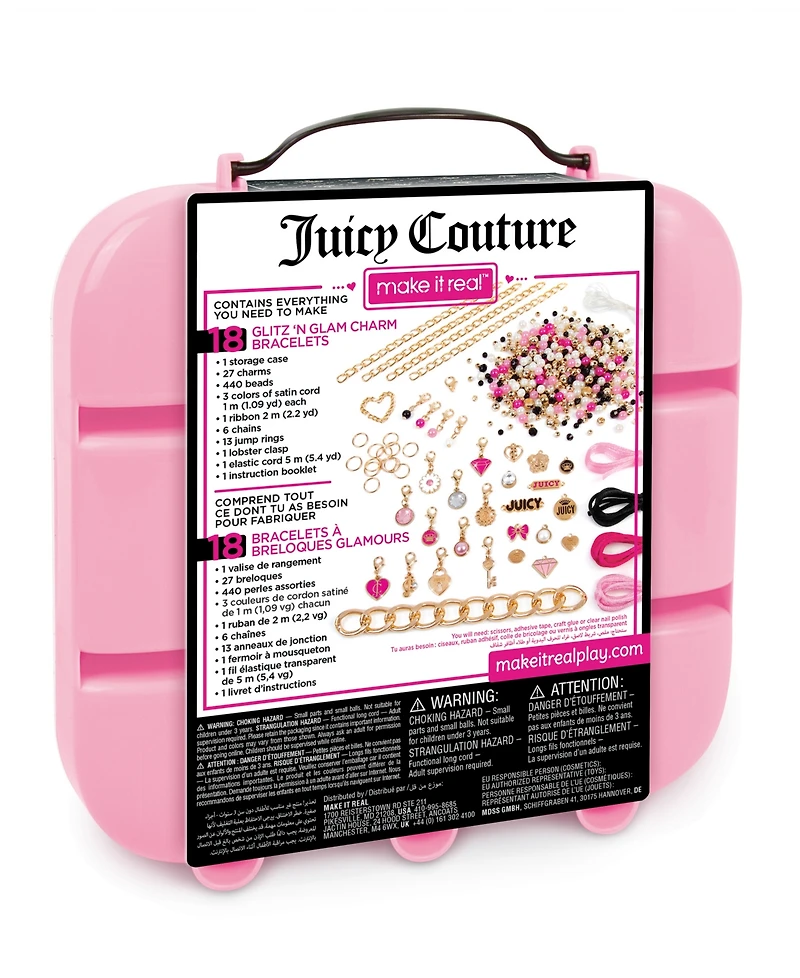 Make It Real Juicy Couture Glitz 'N Glam Charm Bracelets