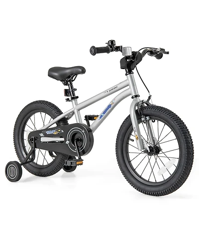 16-Inch Kids Bike Bicycle for Boys Girls 4-7 Adjustable with High Carbon Steel Frame-16 inches