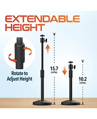 Delton T301 Webcam Stand, Adjustable Height & 360° Swivel (DCT301)