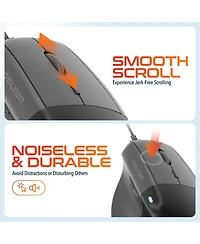 Delton S38 Wired Ergonomic Mouse