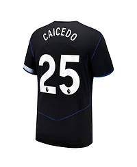 Nike Men's Moises Caicedo Black Chelsea 2025/26 Third Replica Player Jersey