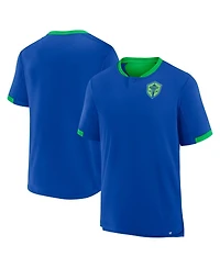Fanatics Men's Blue Seattle Sounders Fc Stoppage Time Striker T-Shirt