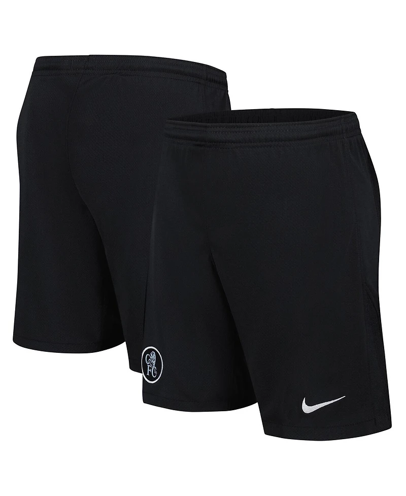 Nike Big Boys and Girls Black Chelsea Dri-Fit Stadium Shorts
