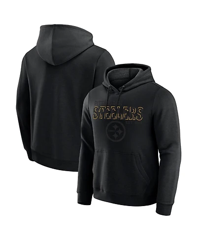 Fanatics Men's Black Pittsburgh Steelers Hoodie