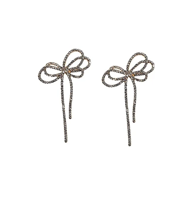 Sohi Swirl Rhombus Drop Earrings