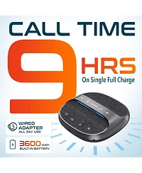 Delton C4700 Bluetooth Conference Speaker, 9-Hour Call Time (DSC4700-wr)