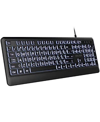 Delton KB20 Backlit Large Key Keyboard (DBKBG20)