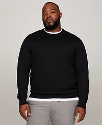 Tommy Hilfiger Men's Big and Tall Crewneck Sweater