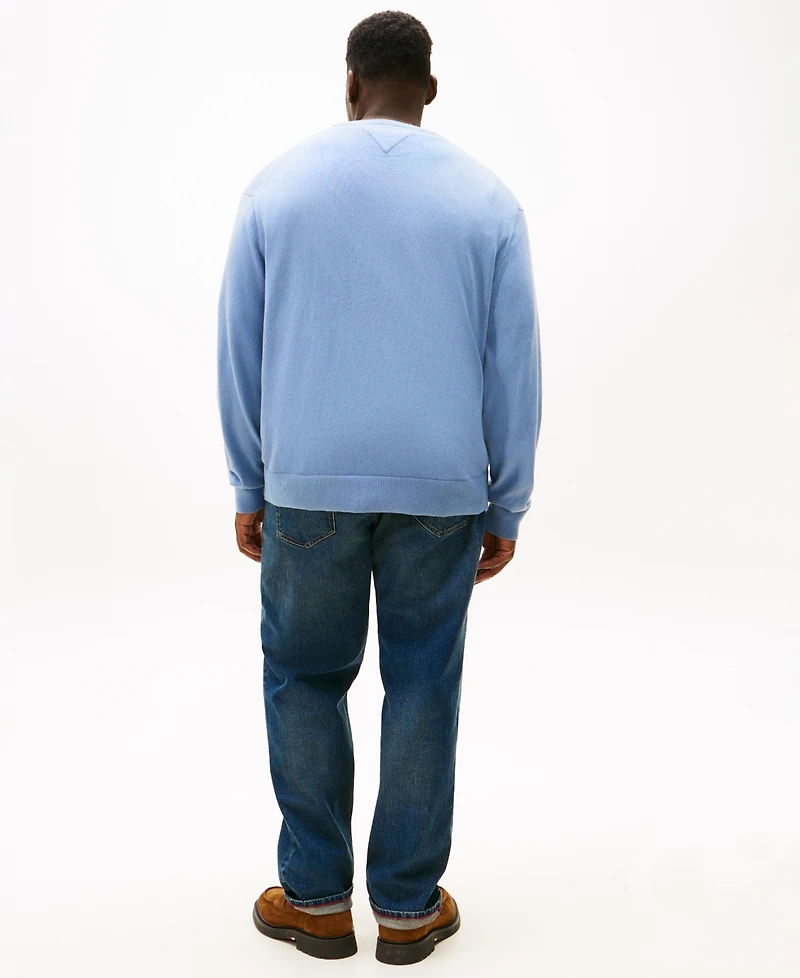 Tommy Hilfiger Men's Big and Tall Crewneck Sweater