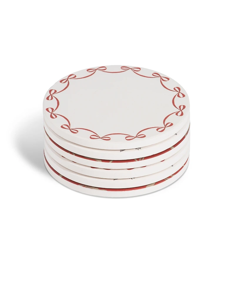 Thirstystone Christmas Stone Coasters, Set of 6