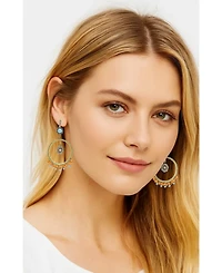 Vintage like Boho Dangle Hoop Earrings