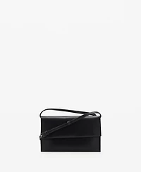 Mango Women's Flap Crossbody Bag