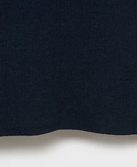 Mango Women's Short-Sleeved Fine-Knit Sweater