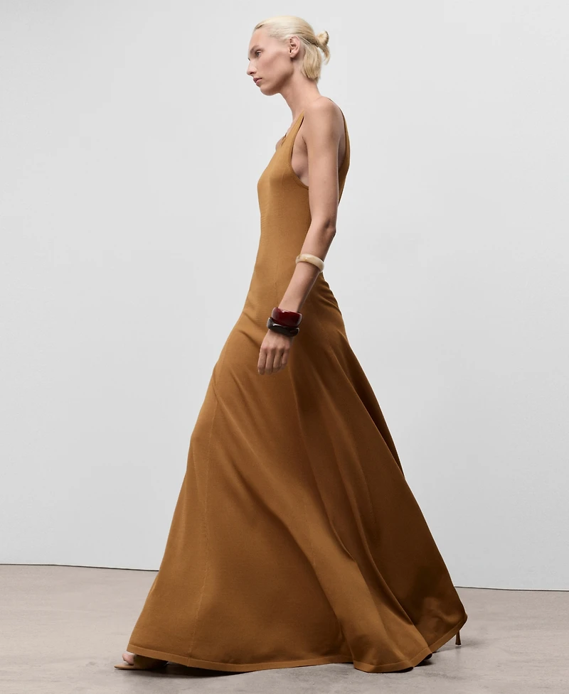 Mango Women's Knit Long Dress