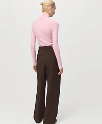Mango Women's Turtleneck Wool Sweater