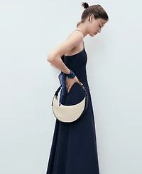 Mango Women's Combined Halter-Neck Dress